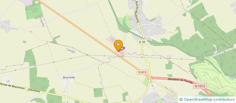 localisation de l'entreprise ATB CREATION SARL  GAUVILLE-LA-CAMPAGNE