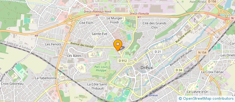localisation de l'entreprise ATB ENERGIES à DREUX