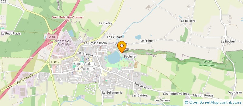 localisation de l'entreprise ATB HOLDING  SAINT-AUBIN-DU-CORMIER