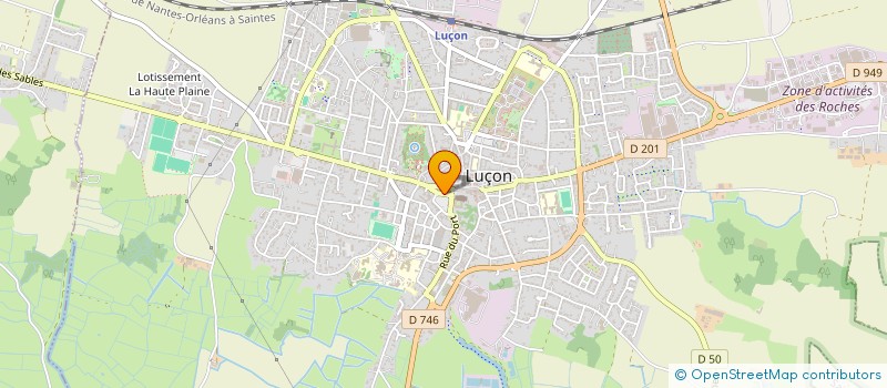 localisation de l'entreprise ATBAT17  LUCON