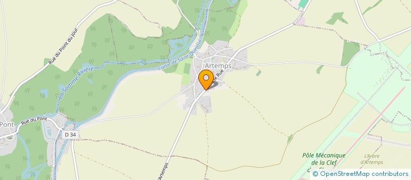 localisation de l'entreprise ATBH  DURY