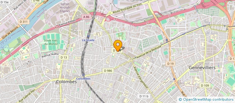 localisation de l'entreprise ATBIR BUS  COLOMBES
