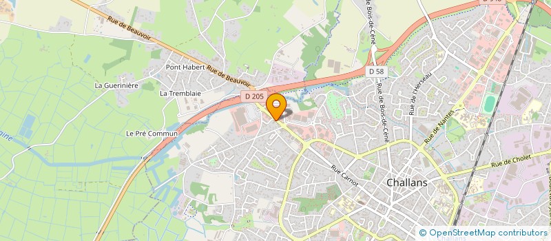 localisation de l'entreprise ATBK CHALLANS à CHALLANS