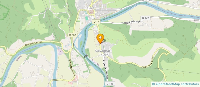 localisation de l'entreprise ATBL  SALVAGNAC-CAJARC
