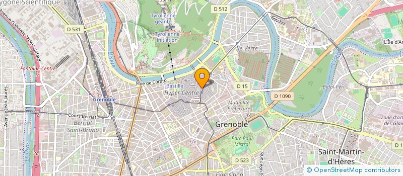 localisation de l'entreprise ATBT + à GRENOBLE