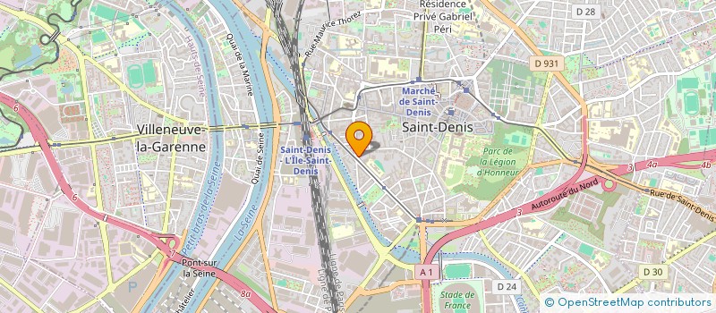 localisation de l'entreprise ATC à SAINT-DENIS