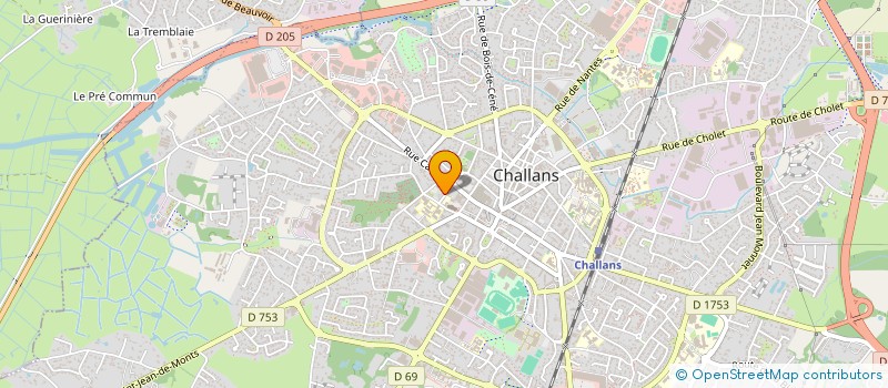 localisation de l'entreprise ATC à CHALLANS