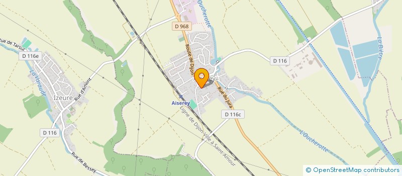 localisation de l'entreprise ATC  AISEREY