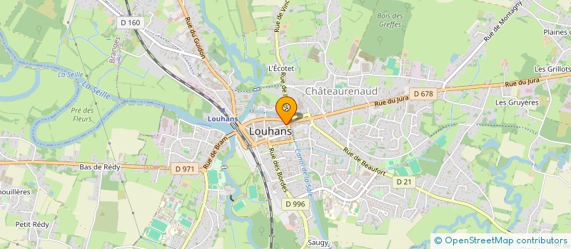 localisation de l'entreprise ATC à LOUHANS