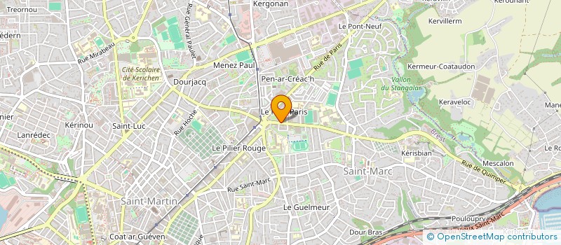 localisation de l'entreprise ATC  BREST