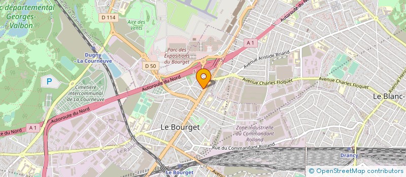 localisation de l'entreprise ATC à LE BOURGET