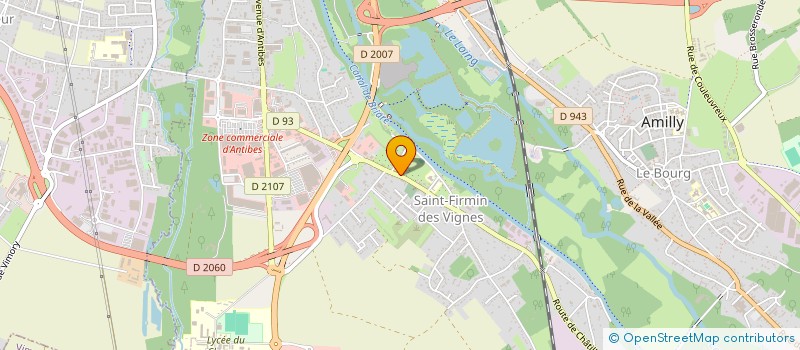 localisation de l'entreprise ATC à AMILLY