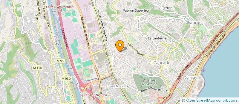 localisation de l'entreprise ATC à NICE