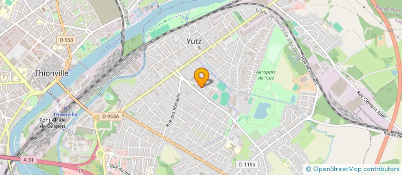 localisation de l'entreprise ATC  YUTZ