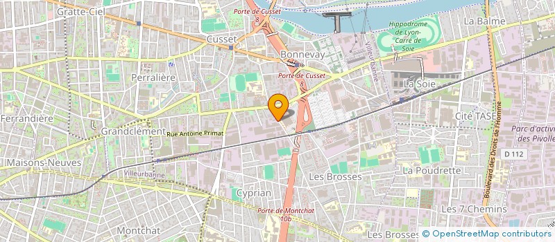 localisation de l'entreprise ATC ASSISTANCE TECHNIQUE CHAUFFAGE  VILLEURBANNE