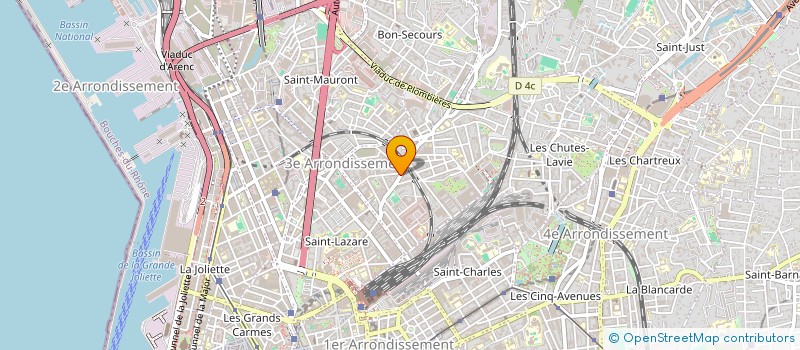 localisation de l'entreprise ATC AYDEMIR TRADITION CONSTRUCTION  MARSEILLE