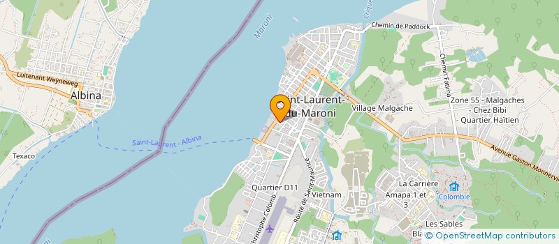 localisation de l'entreprise ATC CARIBBEAN à SAINT-LAURENT-DU-MARONI