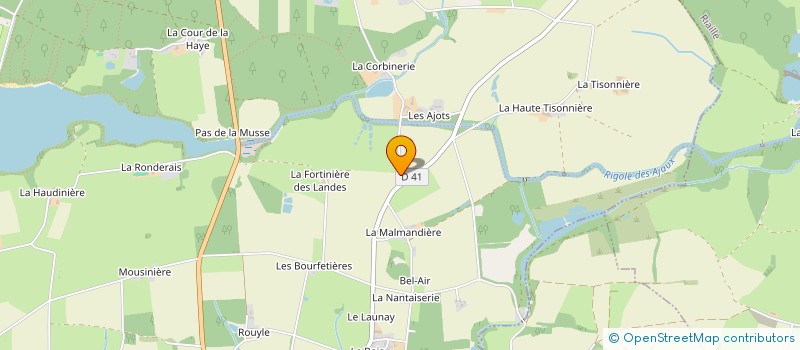 localisation de l'entreprise ATC CONDUCTEUR à JOUE-SUR-ERDRE