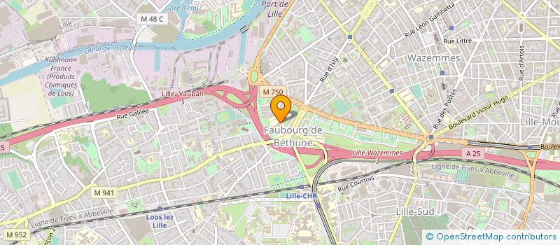 localisation de l'entreprise ATC EXPRESS à LILLE