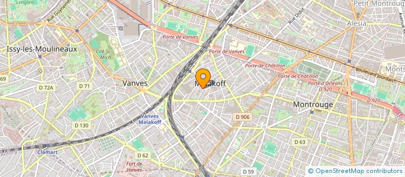localisation de l'entreprise ATC FRANCE RESEAUX à BAGNEUX