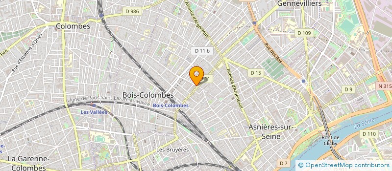 localisation de l'entreprise ATC IMPORT EXPORT à BOIS-COLOMBES