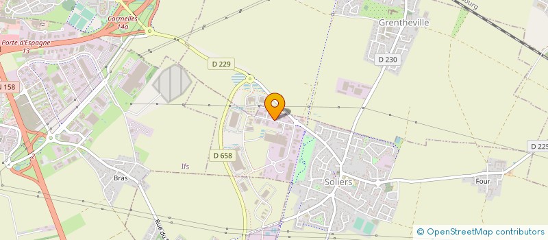 localisation de l'entreprise ATC INDUSTRIES à SOLIERS