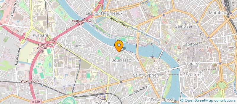 localisation de l'entreprise ATC LETOUR à TOULOUSE