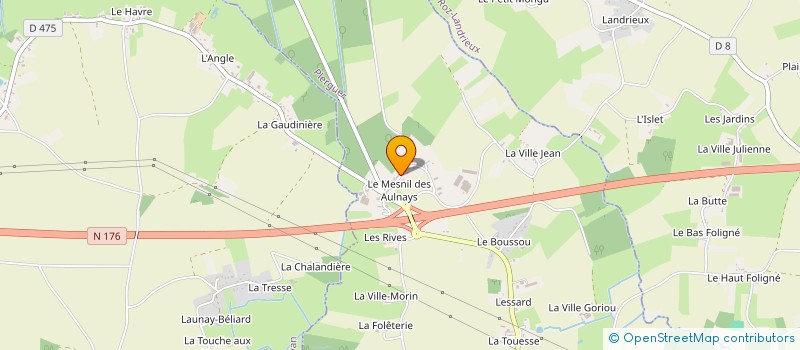 localisation de l'entreprise ATC MENUISERIE  MINIAC-MORVAN