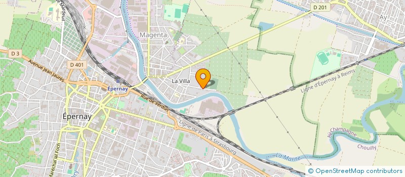 localisation de l'entreprise ATC.R à EPERNAY