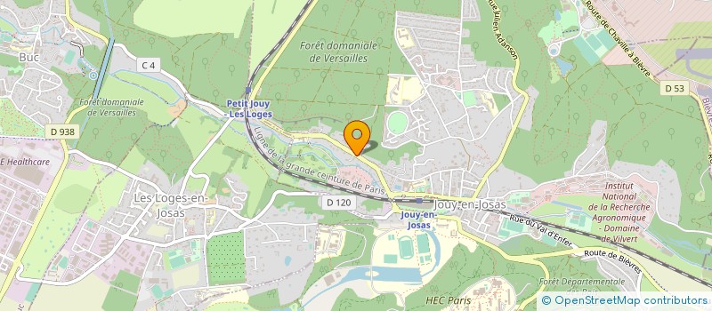 localisation de l'entreprise ATC SOFRIDEP à JOUY-EN-JOSAS