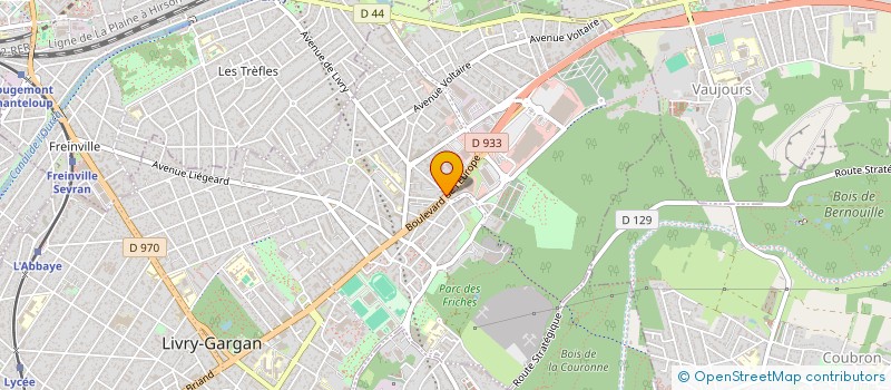 localisation de l'entreprise ATC WORLD  LIVRY-GARGAN