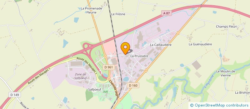localisation de l'entreprise ATCC SERVICES  CHEMILLE-EN-ANJOU