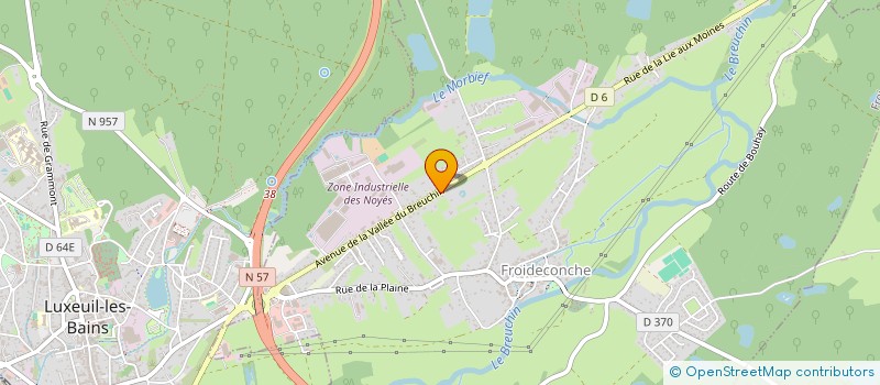 localisation de l'entreprise ATCE  FROIDECONCHE