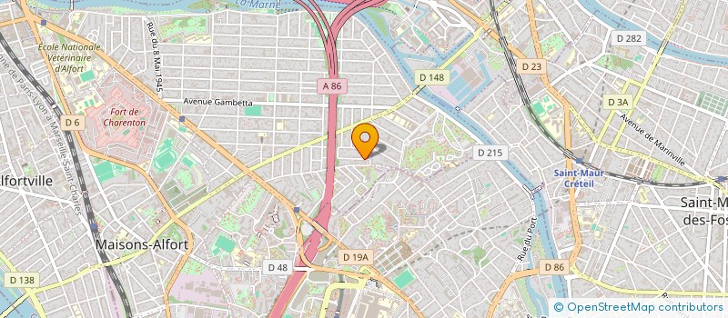 localisation de l'entreprise ATCE AMENAGEMENT TOUS CORPS D'ETAT  MAISONS-ALFORT