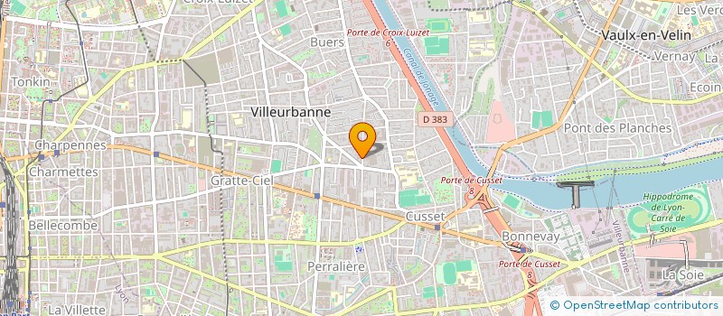 localisation de l'entreprise ATCENTER à VILLEURBANNE