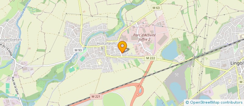 localisation de l'entreprise ATCG  HOLTZHEIM