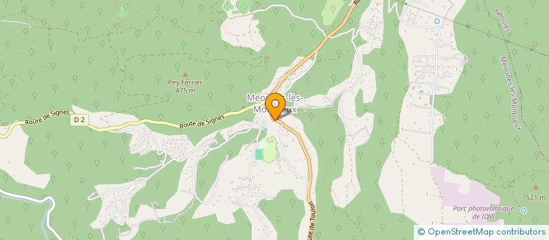 localisation de l'entreprise ATCHOUM à MEOUNES-LES-MONTRIEUX