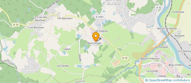 localisation de l'entreprise ATCI PROCESS à SAINT-PRIEST-SOUS-AIXE