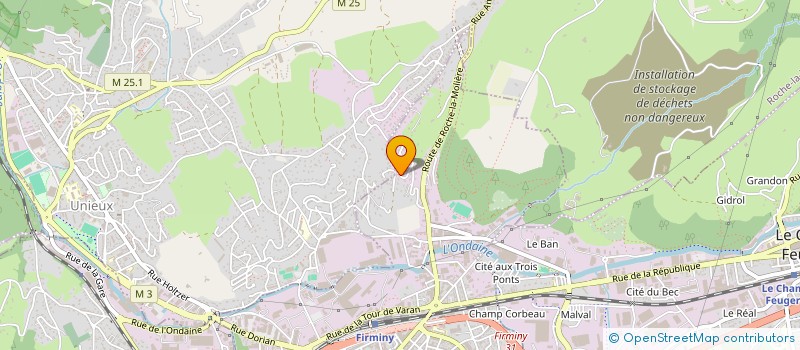 localisation de l'entreprise ATCL  SAINTE-SIGOLENE