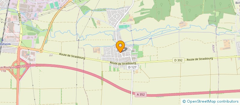 localisation de l'entreprise ATCM  ERGERSHEIM