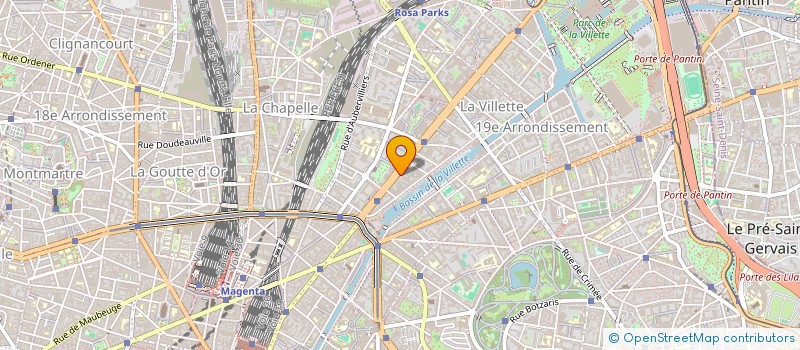 localisation de l'entreprise ATD  PARIS