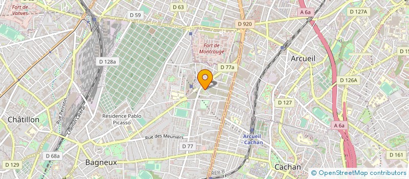 localisation de l'entreprise ATD ASSURANCES ET CONSEILS à BAGNEUX