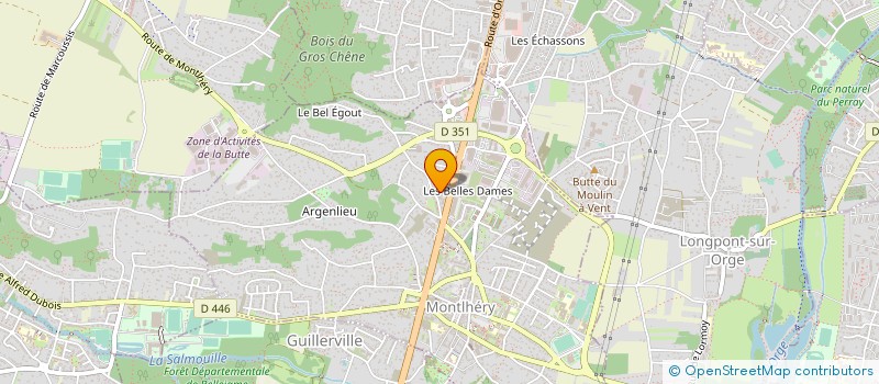 localisation de l'entreprise ATD AUTO à MONTLHERY