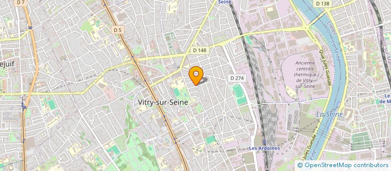 localisation de l'entreprise ATD BRANDEBOURG  VITRY-SUR-SEINE