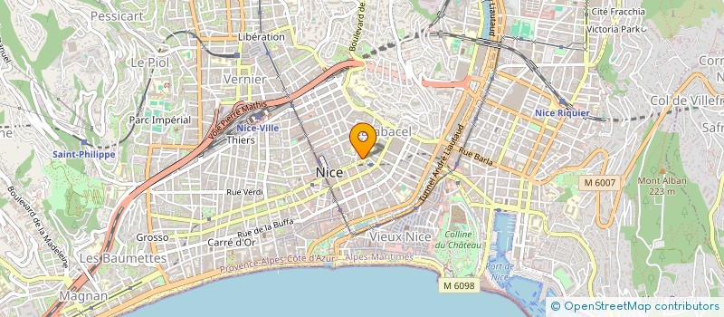 localisation de l'entreprise ATD FORMATION à NICE