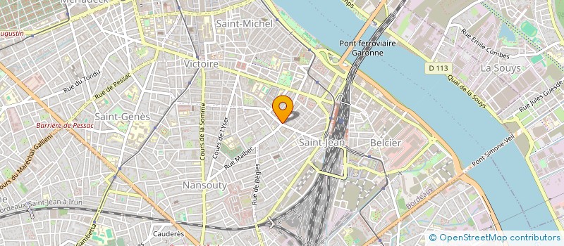 localisation de l'entreprise ATD SARL ENTR GEN DU BAT à BORDEAUX