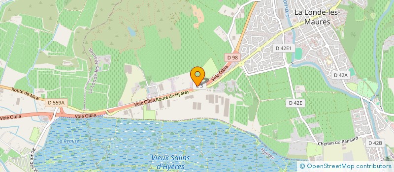 localisation de l'entreprise ATD SECURITE  LA LONDE-LES-MAURES