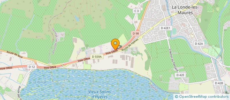 localisation de l'entreprise ATD SERVICES  LA LONDE-LES-MAURES
