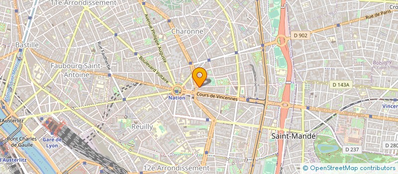 localisation de l'entreprise ATD SERVICES  PARIS