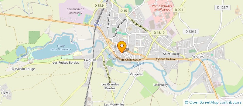 localisation de l'entreprise ATDC 28 à BROU